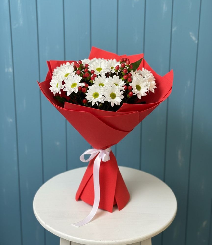 Букет цветов из: Хризантемы в Тевризе