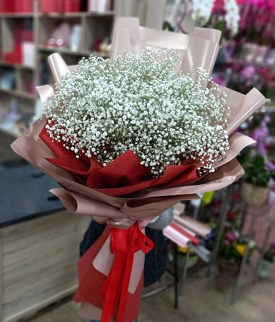 Букет цветов из: Гипсофила в Тевризе