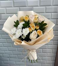 Букет цветов из:  Розы и Хризантемы #REPLACE_PRED# Тевризе