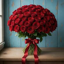 Букет Красные розы Блэк Меджик в Тевризе