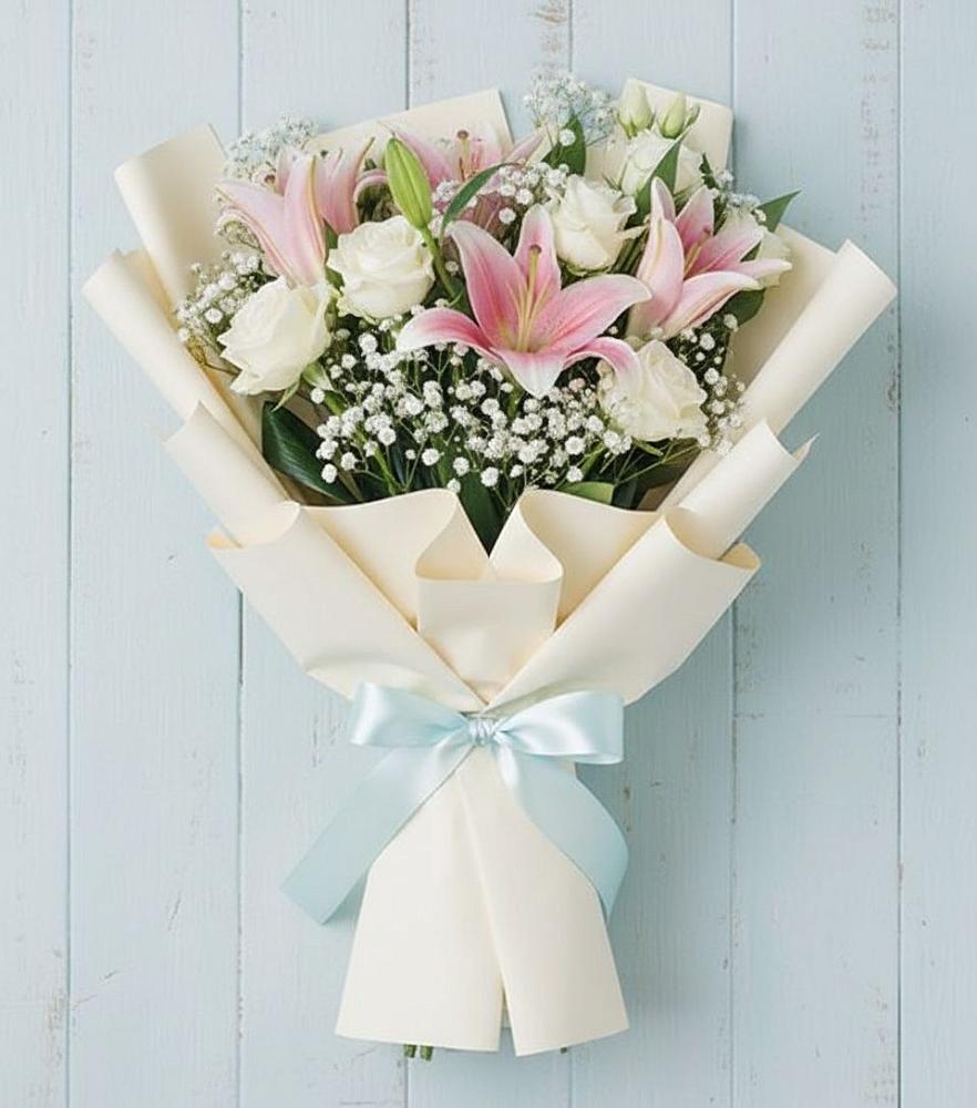 Букет цветов из: Лилии в Тевризе