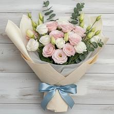 Букет цветов из:  Лизиантусы в Тевризе