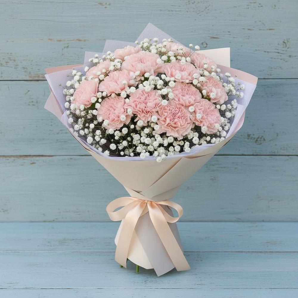 Букет цветов из: Гвоздики в Тевризе