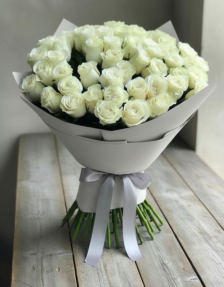 Букет 35 Белых роз в Тевризе