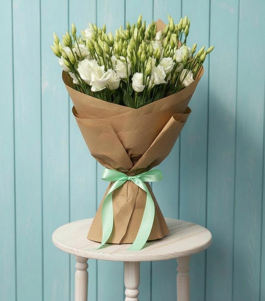 Букет цветов из: Лизиантусы в Тевризе