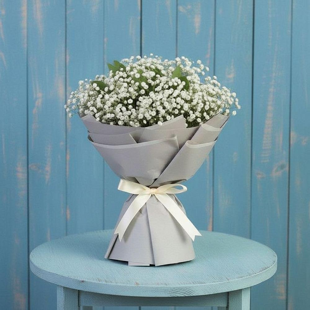 Букет цветов из: Гипсофила в Тевризе