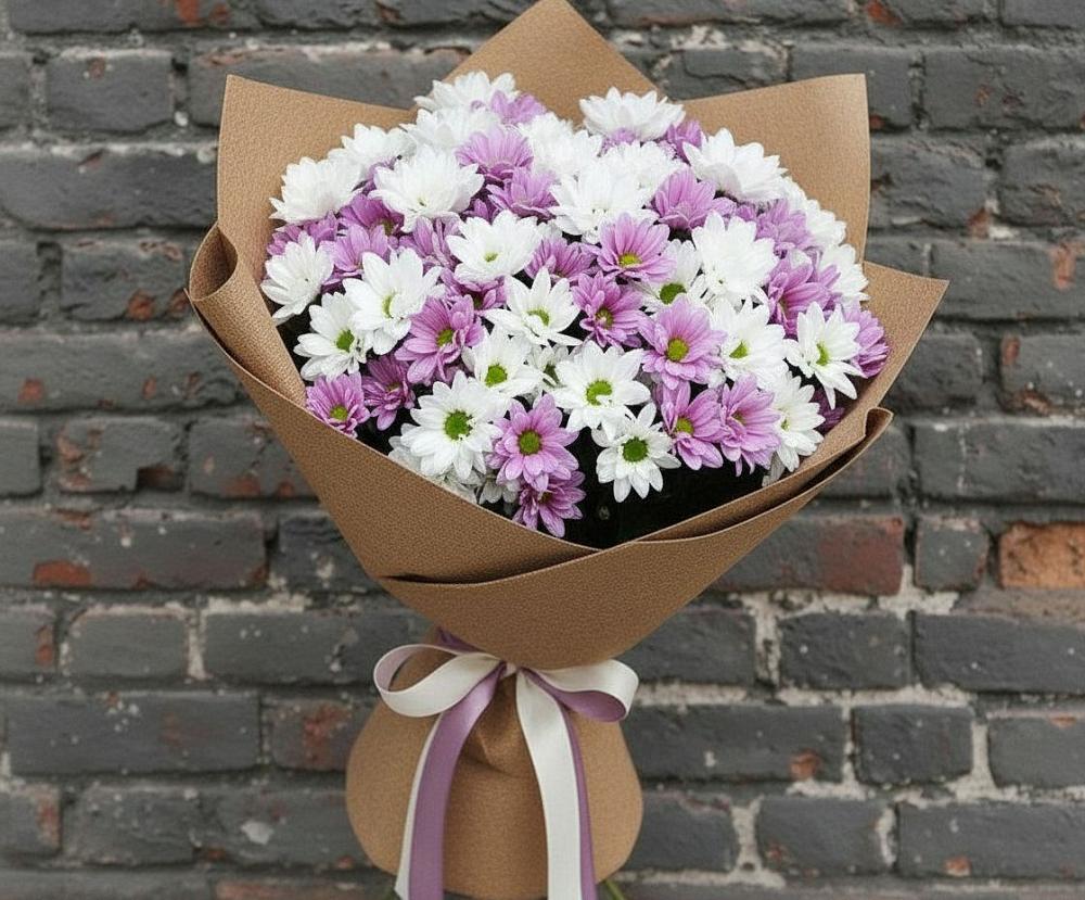 Букет цветов из: Хризантемы в Тевризе