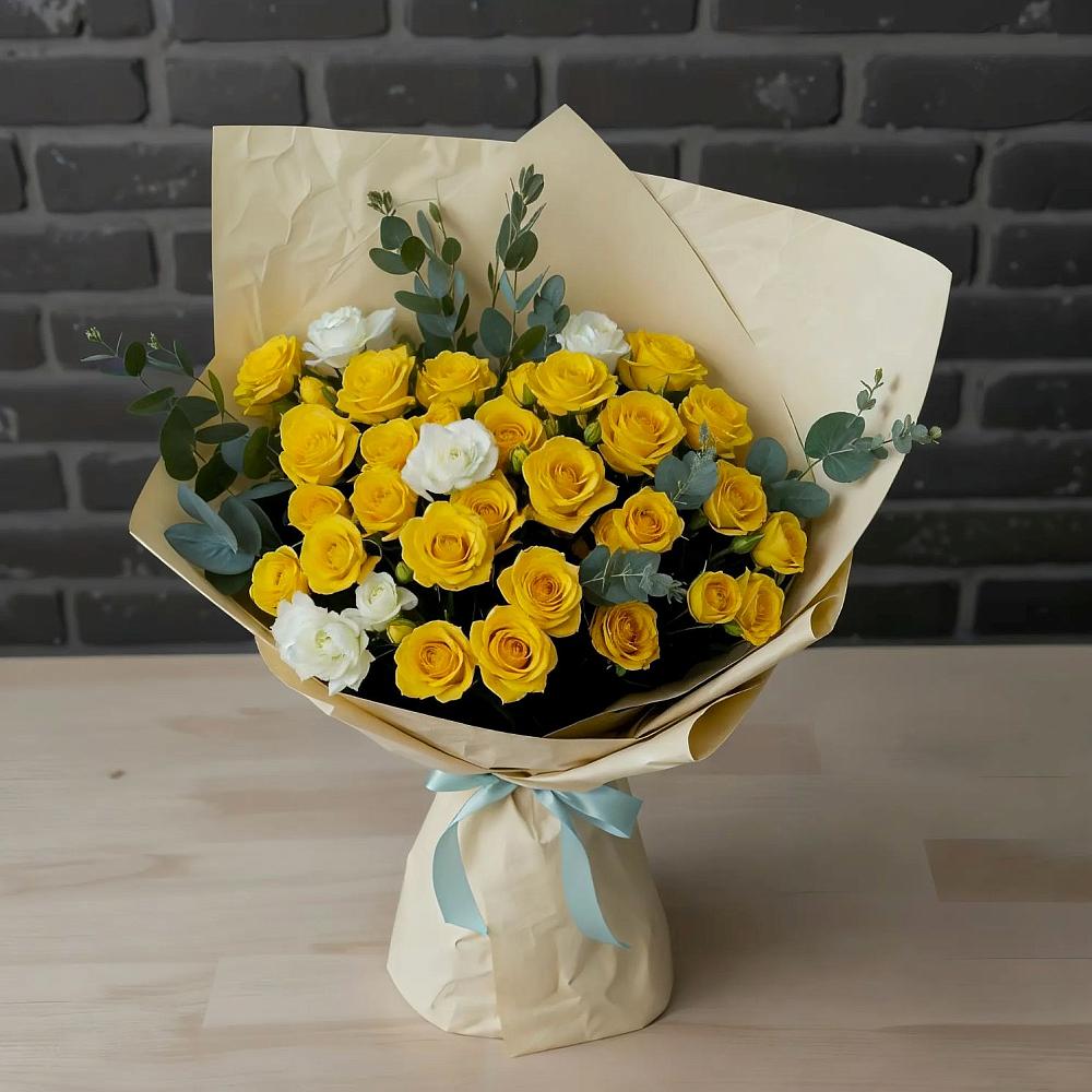 Букет цветов из: Розы в Тевризе