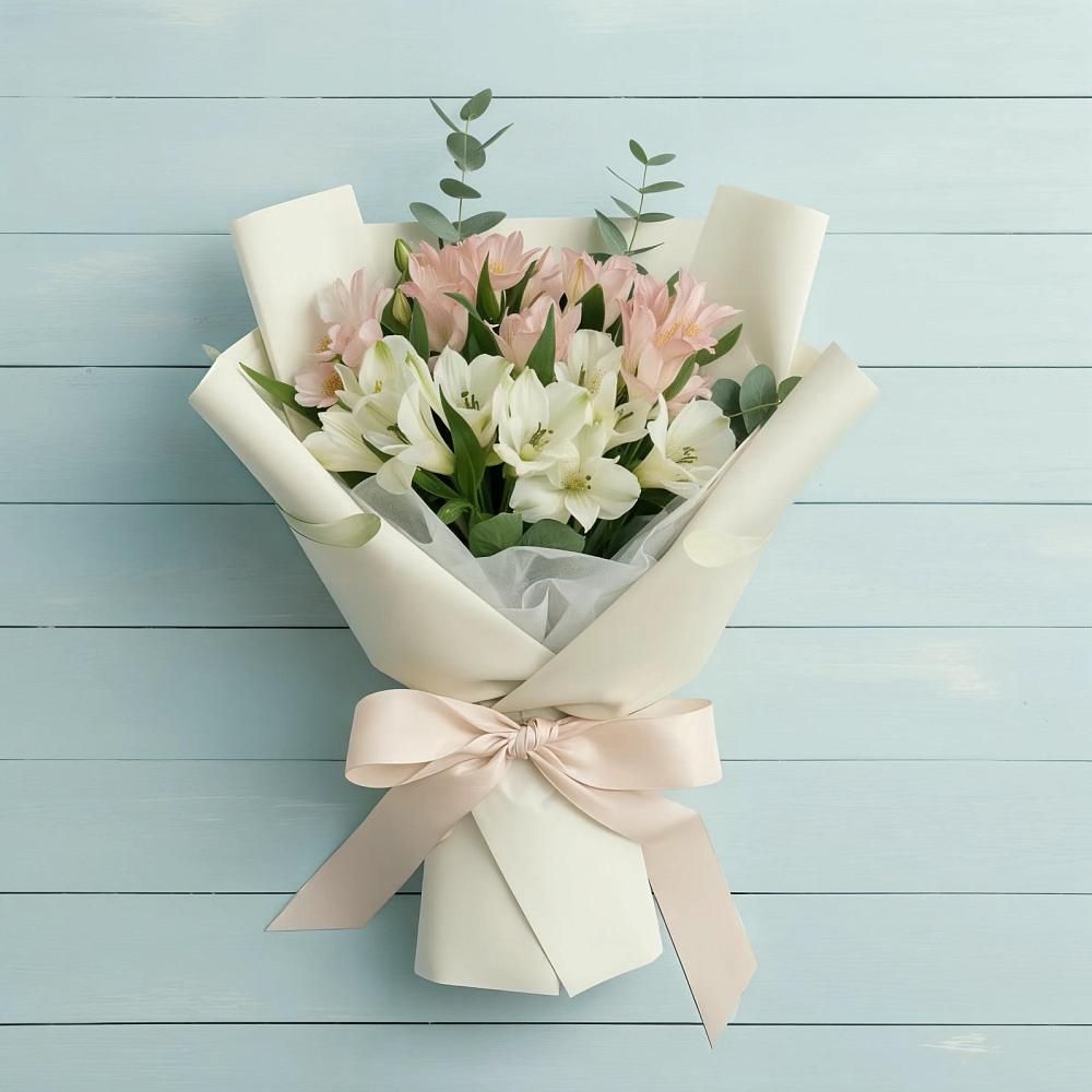 Букет цветов из: Альстромерии в Тевризе